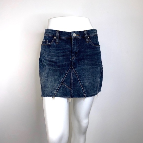 BlankNYC Unfaithful Denim Mini Skirt - Picture 1 of 7
